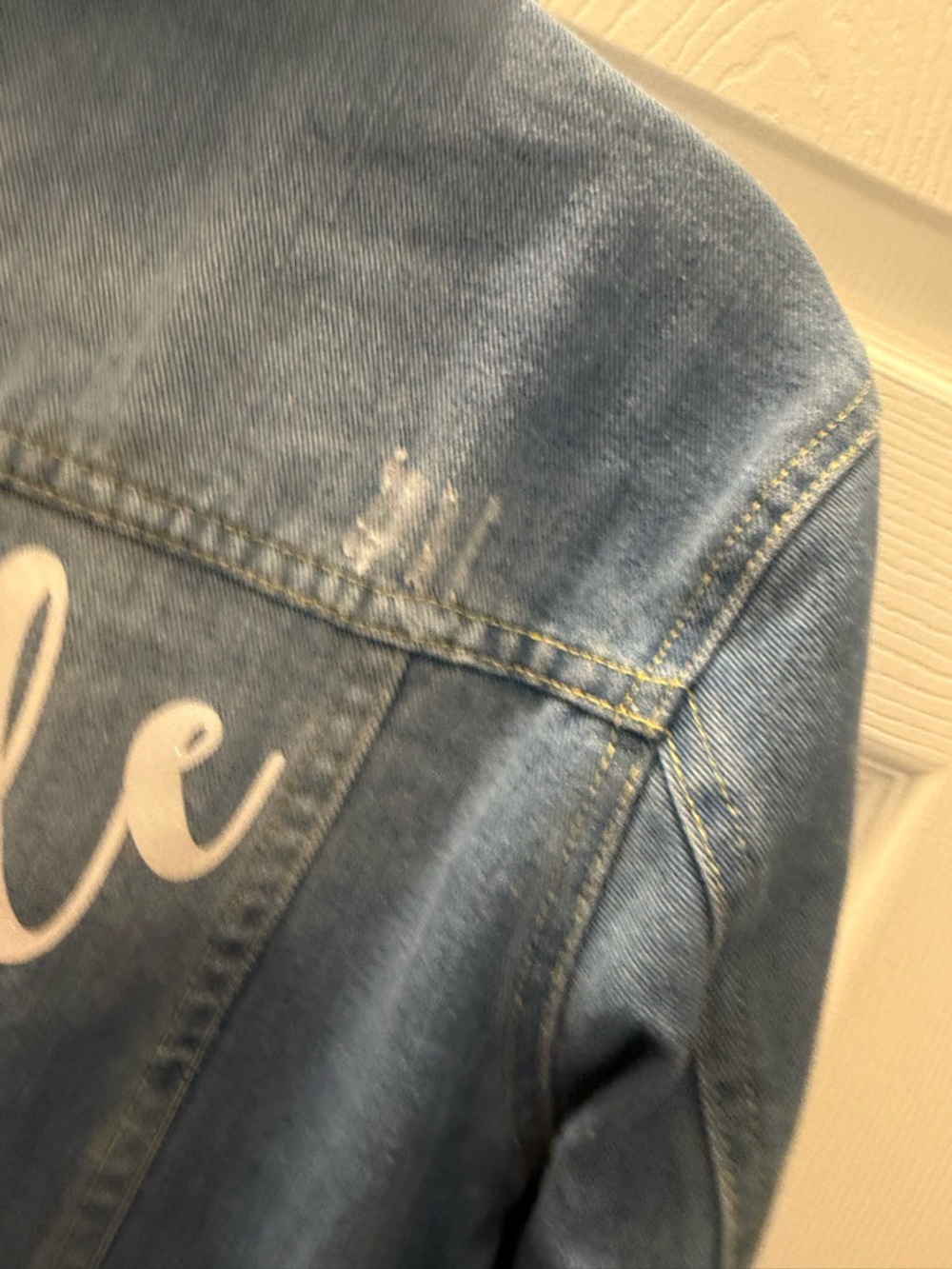 Bride Jean Jacket. Unbranded. P2P 16. - Picture 5 of 6